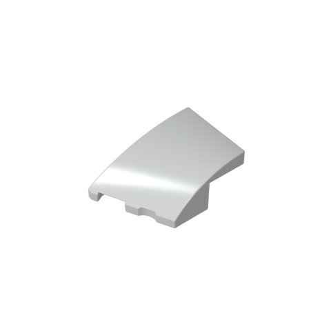Gobricks,3x2 wedge-shaped curved brick (left),80177