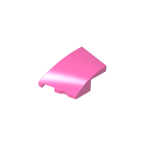 Gobricks,3x2 wedge-shaped curved brick (left),80177