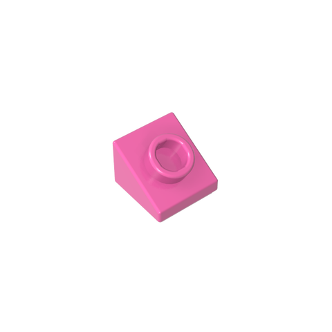 Gobricks,1x1x2/3 bevel with dot bricks,gds90254,gds90254-2