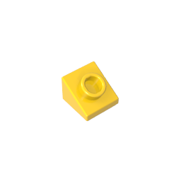 Gobricks,1x1x2/3 bevel with dot bricks,gds90254,gds90254-2