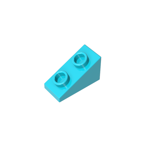 Gobricks,1x2x1 Bevel Tile,gds90264,gds90264-2