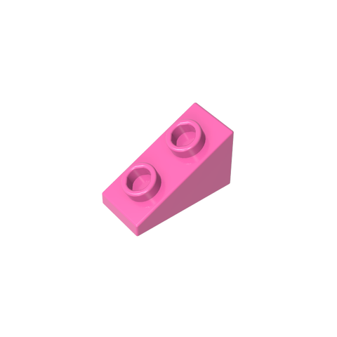 Gobricks,1x2x1 Bevel Tile,gds90264,gds90264-2