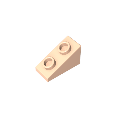 Gobricks,1x2x1 Bevel Tile,gds90264,gds90264-2