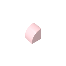 Gobricks,1x1x1 curved brick,7126,gds90265