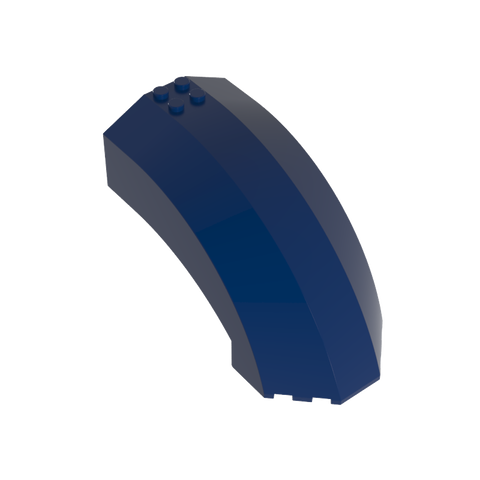 Gobricks,Windscreen 12 x 6 x 6 Curved without Pin Holes,94531