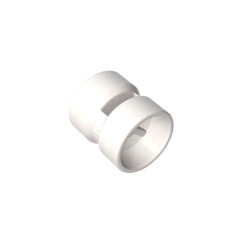 Gobricks,Wheel 8 x 9 with Hole Notched for Wheels Holder Pin, Re-inforced Back,74967