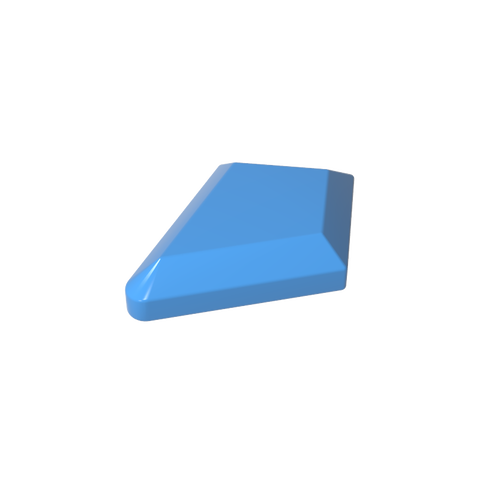 Gobricks,Tile Special 1 x 2 Diamond Plain,35649