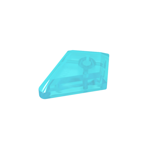Gobricks,Tile Special 1 x 2 Diamond Plain,35649