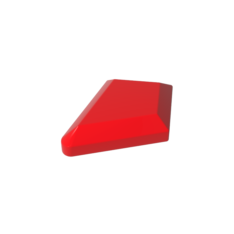 Gobricks,Tile Special 1 x 2 Diamond Plain,35649