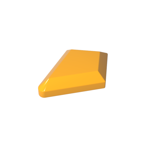 Gobricks,Tile Special 1 x 2 Diamond Plain,35649