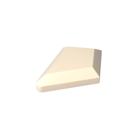 Gobricks,Tile Special 1 x 2 Diamond Plain,35649