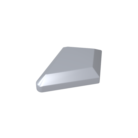 Gobricks,Tile Special 1 x 2 Diamond Plain,35649