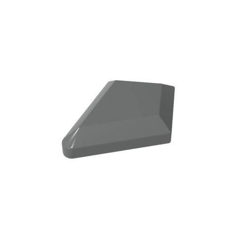 Gobricks,Tile Special 1 x 2 Diamond Plain,35649