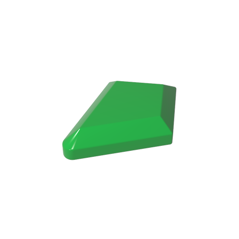 Gobricks,Tile Special 1 x 2 Diamond Plain,35649