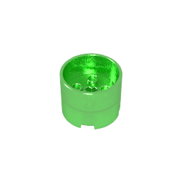 Gobricks,Brick Round 3 x 3 x 2 with Recessed Center with 2 x 2 Studs and Axle Hole,73111