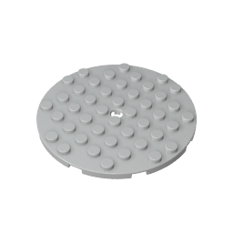 Gobricks,Plate 8 x 8 Round,74611