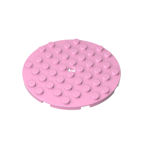 Gobricks,Plate 8 x 8 Round,74611