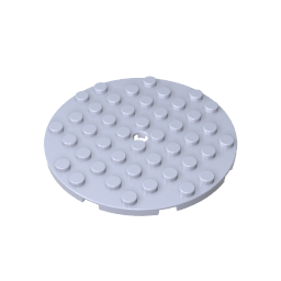 Gobricks,Plate 8 x 8 Round,74611