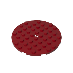 Gobricks,Plate 8 x 8 Round,74611