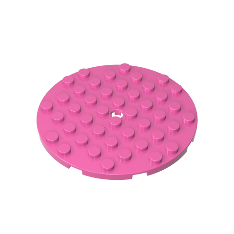 Gobricks,Plate 8 x 8 Round,74611