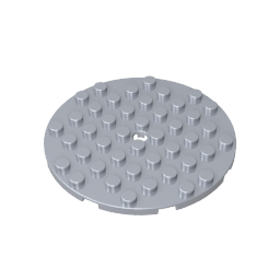Gobricks,Plate 8 x 8 Round,74611