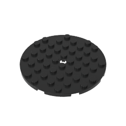 Gobricks,Plate 8 x 8 Round,74611