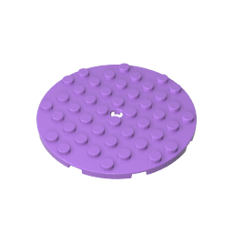 Gobricks,Plate 8 x 8 Round,74611
