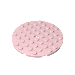 Gobricks,Plate 8 x 8 Round,74611