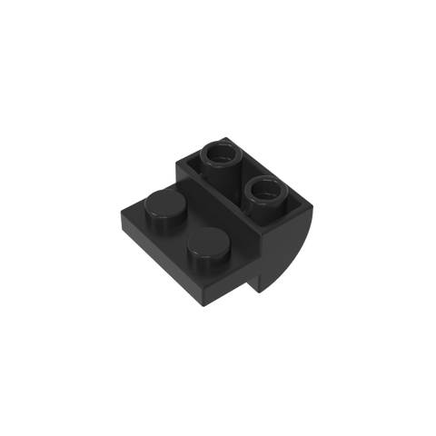 Gobricks,2x2x1 reverse curved brick,1750