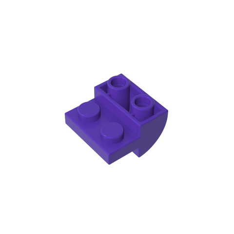 Gobricks,2x2x1 reverse curved brick,1750