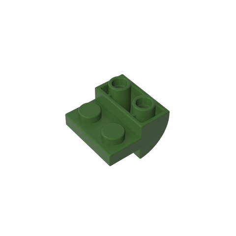 Gobricks,2x2x1 reverse curved brick,1750