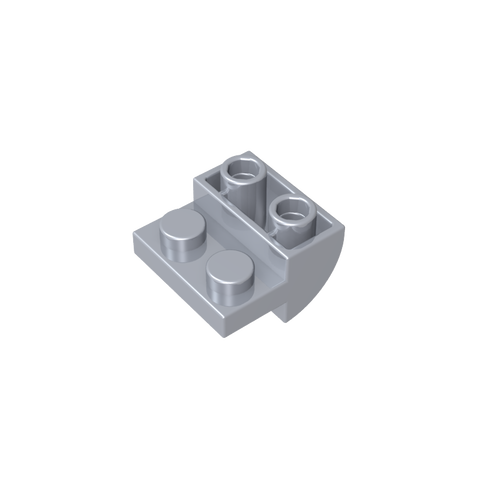 Gobricks,2x2x1 reverse curved brick,1750