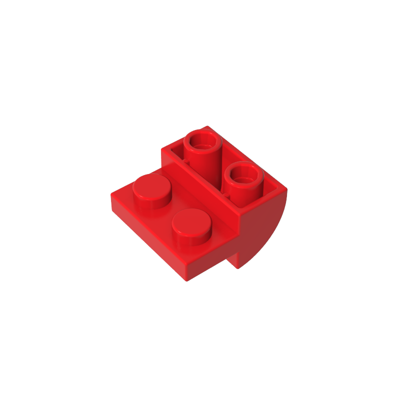 Gobricks,2x2x1 reverse curved brick,1750