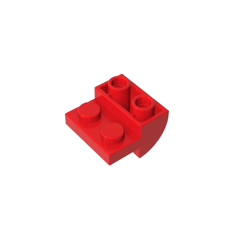 Gobricks,2x2x1 reverse curved brick,1750