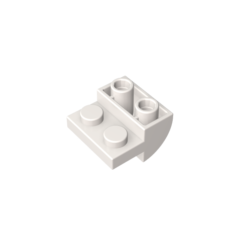 Gobricks,2x2x1 reverse curved brick,1750