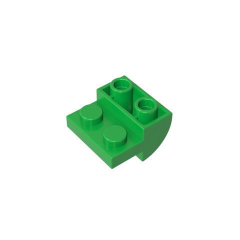 Gobricks,2x2x1 reverse curved brick,1750