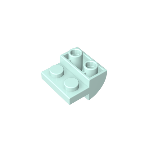 Gobricks,2x2x1 reverse curved brick,1750