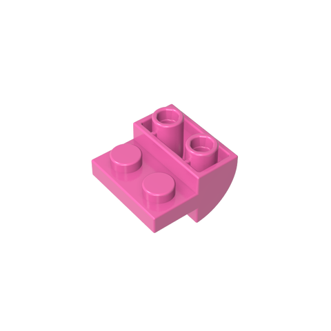 Gobricks,2x2x1 reverse curved brick,1750