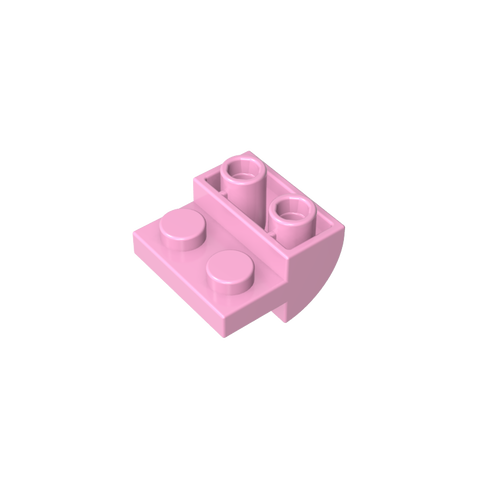 Gobricks,2x2x1 reverse curved brick,1750