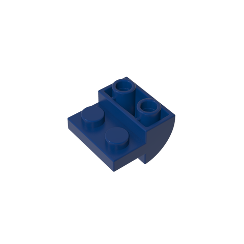 Gobricks,2x2x1 reverse curved brick,1750