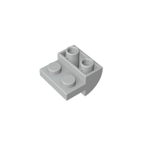 Gobricks,2x2x1 reverse curved brick,1750