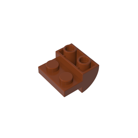 Gobricks,2x2x1 reverse curved brick,1750