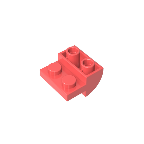 Gobricks,2x2x1 reverse curved brick,1750