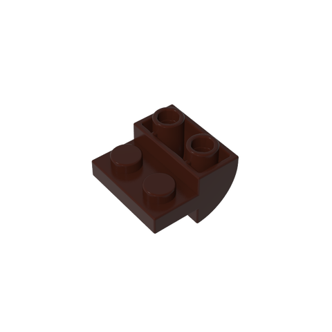 Gobricks,2x2x1 reverse curved brick,1750