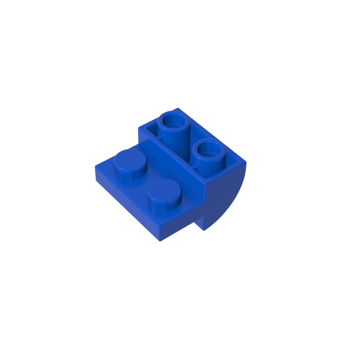 Gobricks,2x2x1 reverse curved brick,1750