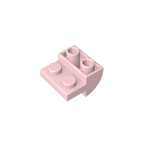 Gobricks,2x2x1 reverse curved brick,1750