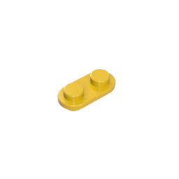 Gobricks,1x2 rounded corner double sided piece,gds90292