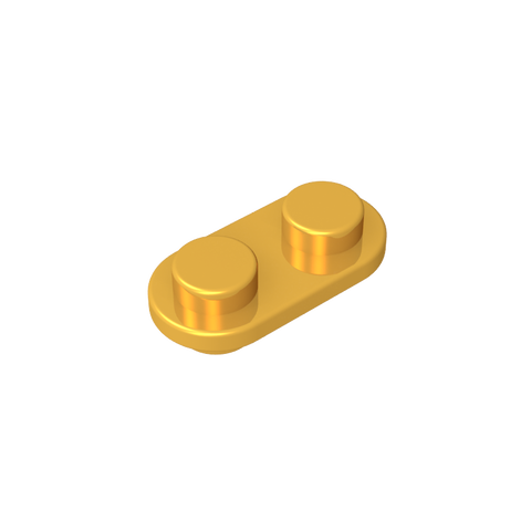 Gobricks,1x2 rounded corner double sided piece,gds90292