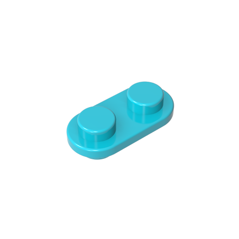Gobricks,1x2 rounded corner double sided piece,gds90292