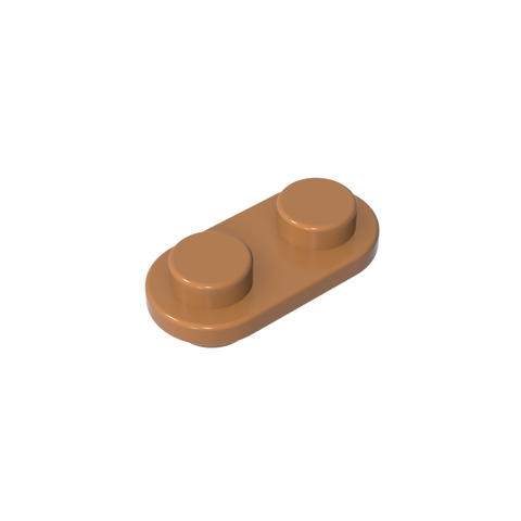 Gobricks,1x2 rounded corner double sided piece,gds90292